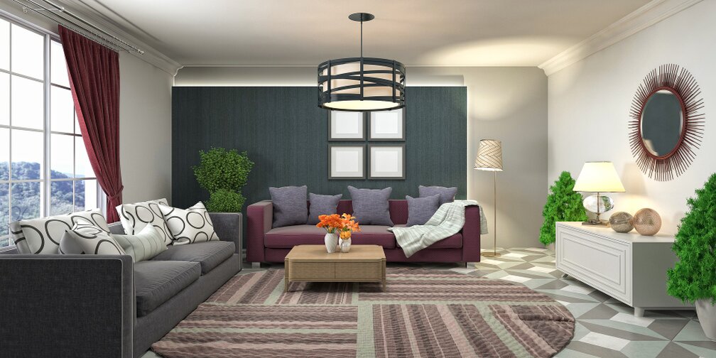 Ruhiges Schlafzimmer mit harmonischer Atmosphäre